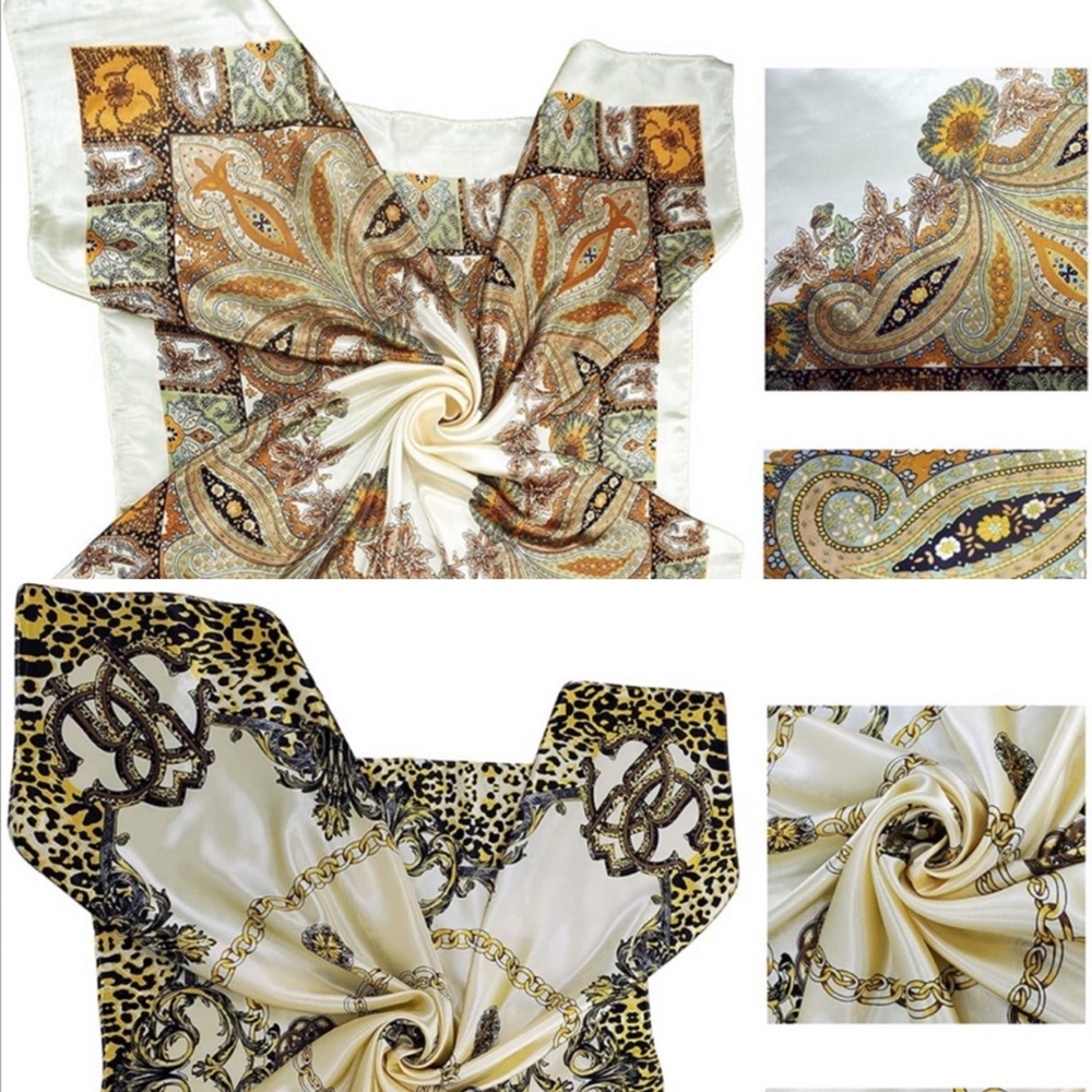 Satin Scarves Top Bundle